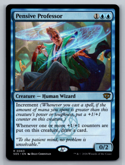 Pensive Professor R 0063 Secrets of Strixhaven Regular - Image 1