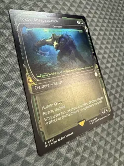 MTG Toxic Sheepsquatch #0351 Foil Showcase Rare Universes Beyond: Fallout (PIP) - Image 3