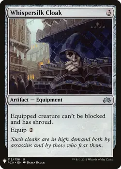 MTG - Whispersilk Cloak [Mystery Booster] - Image 1
