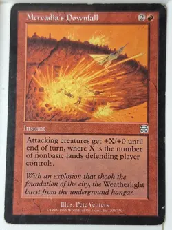 Mercadia's Downfall - Mercadian Masques - Magic the Gathering MTG Nice! - Image 1