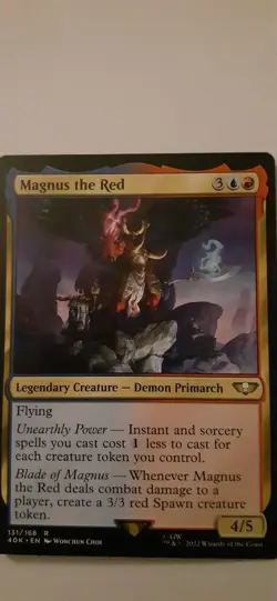 Magnus the Red MTG Universes Beyond: Warhammer 40000 (40k) - Image 4