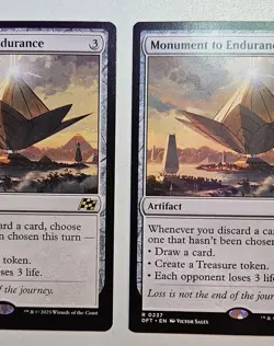 2x Monument to Endurance - Rare NM - MTG Aetherdrift - Regular - ⚔B&B - Image 3