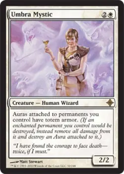 1x Umbra Mystic Moderate Play MTG Magic - Kid Icarus - - Image 1