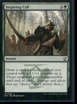 Inspiring Call U Dragons of Tarkir 191 NM - Image 1