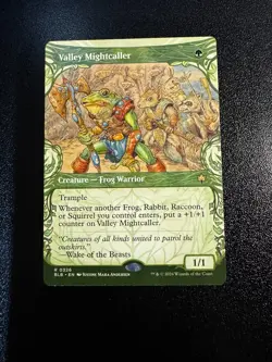 Valley Mightcaller (Showcase) Bloomburrow Regular - Image 1