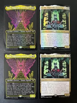 MTG- Victor, Valgavoth's Seneschal x4 - Duskmourn - (2 are FOIL) - Image 1