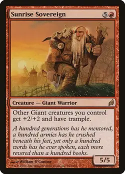 Sunrise Sovereign 192 Rare Lorwyn Magic: The Gathering Lightly Played - Image 1