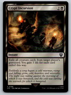 Crypt Incursion 198 Commander: The LOTR: Tales of Middle-earth MTG LP - Image 1