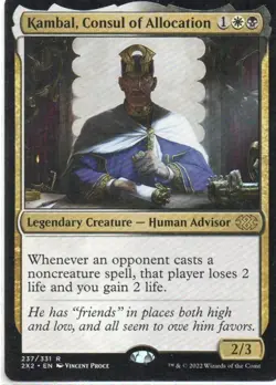 MTG: Double Masters 2022: Kambal, Consul of Allocation: Lightly Played Condition - Image 1