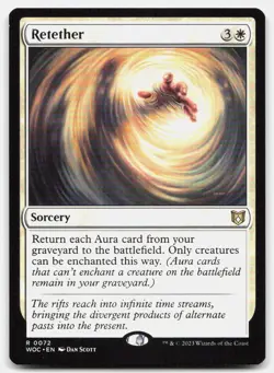 Retether 72 Rare Commander: Wilds of Eldraine Magic: The Gathering Near Mint - Image 1