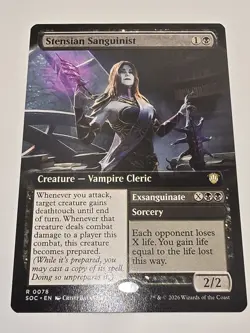 Stensian Sanguinist (Extended Art) Commander: Secrets of Strixhaven Regular - Image 1