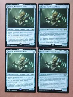 4x Marvin, Murderous Mimic **NEAR MINT** **UNPLAYED** MTG - Image 1