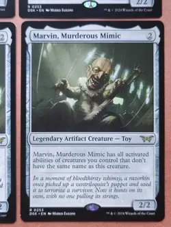 4x Marvin, Murderous Mimic **NEAR MINT** **UNPLAYED** MTG - Image 4