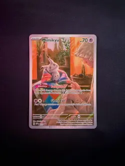 Pokemon TCG - Mimikyu SVP 075 Scarlet & Violet Black Star Promo Paldean Fates NM - Image 3