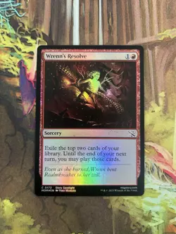 MTG Wrenn's Resolve Foil March of the Machine NM - Image 1