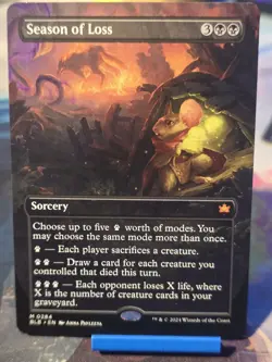 Season of Loss (Borderless) Bloomburrow Regular - Image 1