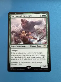 Surrak and Goreclaw #337 - March of the Machine NM MTG - Image 1
