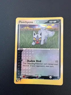 Poochyena - 65/109 - Common Reverse Holo EX Ruby and Sapphire Pokemon TCG - Image 1