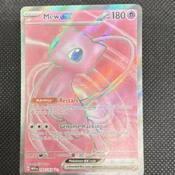 Pokemon Mew ex 193/165 Sv: Scarlet & Violet 151 Ultra Rare Full Art Holo 180HP - Image 1