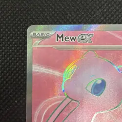 Pokemon Mew ex 193/165 Sv: Scarlet & Violet 151 Ultra Rare Full Art Holo 180HP - Image 2