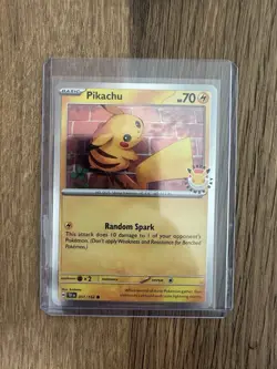 Pikachu 051/162 Pokemon Day 30th Anniversary Stamped Promo TCG NM/M - Image 1
