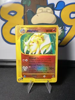 Pokemon TCG Ninetales 057/165 Expedition Base Set Reverse Holo Rare Vintage 2002 - Image 3