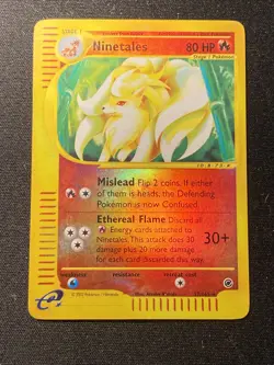 Pokemon TCG Ninetales 057/165 Expedition Base Set Reverse Holo Rare Vintage 2002 - Image 5