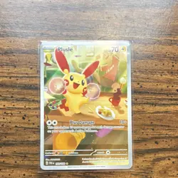 Pokemon Plusle 193/182 SV04 Paradox Rift Holo Illustration Rare 70 HP Basic Eng - Image 1