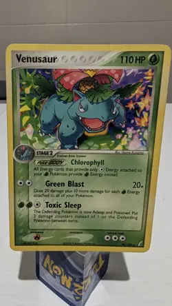 Carta Pokemon Venusaur 28/100 Ex Crystal Guardian Good Eng - Image 1