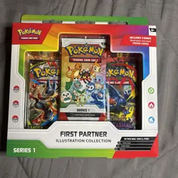 Pokemon TCG First Partner Illustration Collection Series 1 Box 25 Holo Promos - Image 1