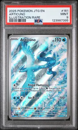 Articuno Illustration Rare Pokemon Jtg En-Journey Together 161 NM PSA 9 - Image 1