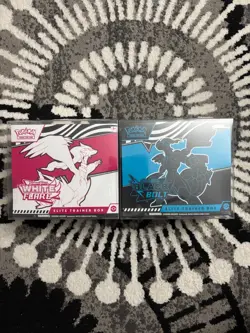 Pokemon TCG 2025 White Flare & Black Bolt Elite Trainer Box Set of 2 Sealed - Image 1