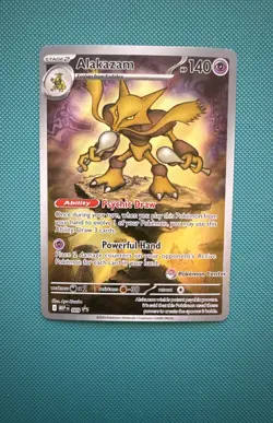 Alakazam - 009 (Pokemon Center Stamped Exclusive) 009 Me: Mega Evolution Promo - Image 1