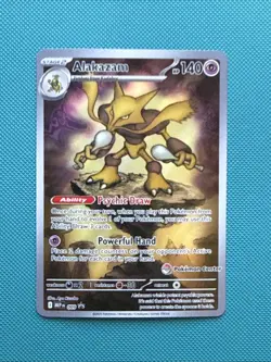 Alakazam - 009 (Pokemon Center Stamped Exclusive) 009 Me: Mega Evolution Promo - Image 2