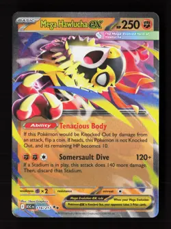 Mega Hawlucha ex 116/217 Double Rare Ascended Heroes Pokemon Near Mint - Image 1
