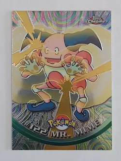 Pokemon Topps Chrome Mr. Mime #122 - Image 1