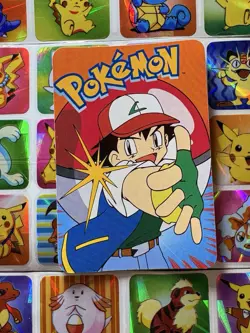 Pokemon 151 Vintage Pocket Monsters Vending HOLO Prism Sticker 2000 Nintendo - Image 5