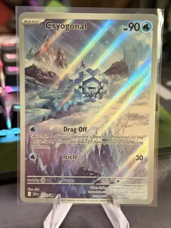 Cryogonal 2025 Pokemon SV Black Bolt - BLK EN #111/086 Illustration Rare - Image 1