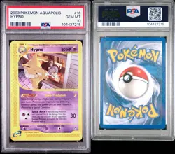 Pokemon Hypno Aquapolis NON Holo Rare #16 PSA 10 Gem Mint - Image 5