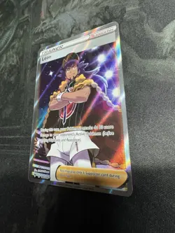 2020 Pokemon TCG Leon 182/185 Vivid Voltage Full Art Holo Ultra Rare NM-M - Image 3