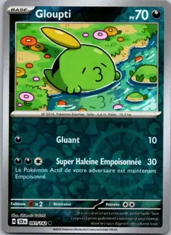 Carte Pokemon Gloupti 091/142 Reverse - 2024 - Image 1