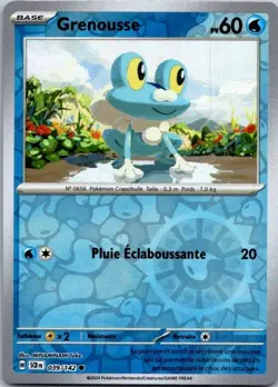 Carte Pokemon Grenousse 039/142 Reverse - 2024 - Image 1