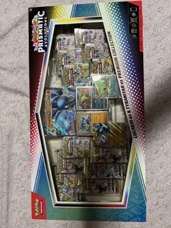 Pokemon TCG SV Prismatic Evolutions Lucario EX & Tyranitar EX Premium Collection - Image 1