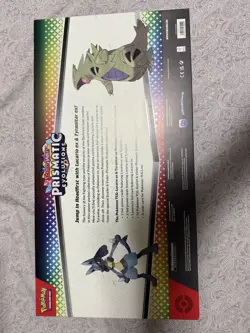 Pokemon TCG SV Prismatic Evolutions Lucario EX & Tyranitar EX Premium Collection - Image 2