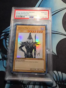 Shonen Jump Magazine 2011 Dark Magician JUMP-EN049 PSA 7 Yu-Gi-Oh Promo - Image 1