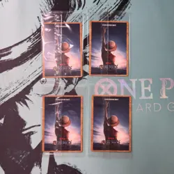 X4 Netflix Tony Tony Chopper Dons Sealed English One Piece Live Action Cards - Image 2