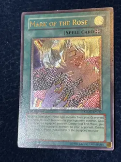 Mark Of The Rose Grey Misprint Csoc Ultimate Rare 1st Ed Yugioh - Image 1