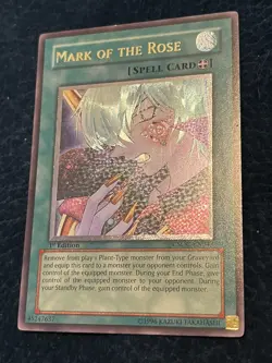 Mark Of The Rose Grey Misprint Csoc Ultimate Rare 1st Ed Yugioh - Image 4