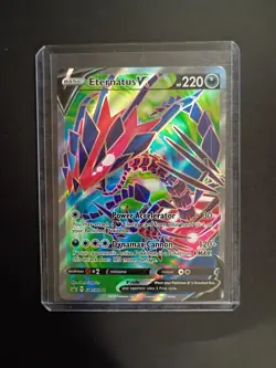 Eternatus V SWSH044 SWSH: Sword & Shield Promo Cards Holo MP-LP - Image 1