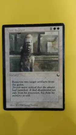 Magic the Gathering THE DARK 1994 Dust to Dust MP - Image 1